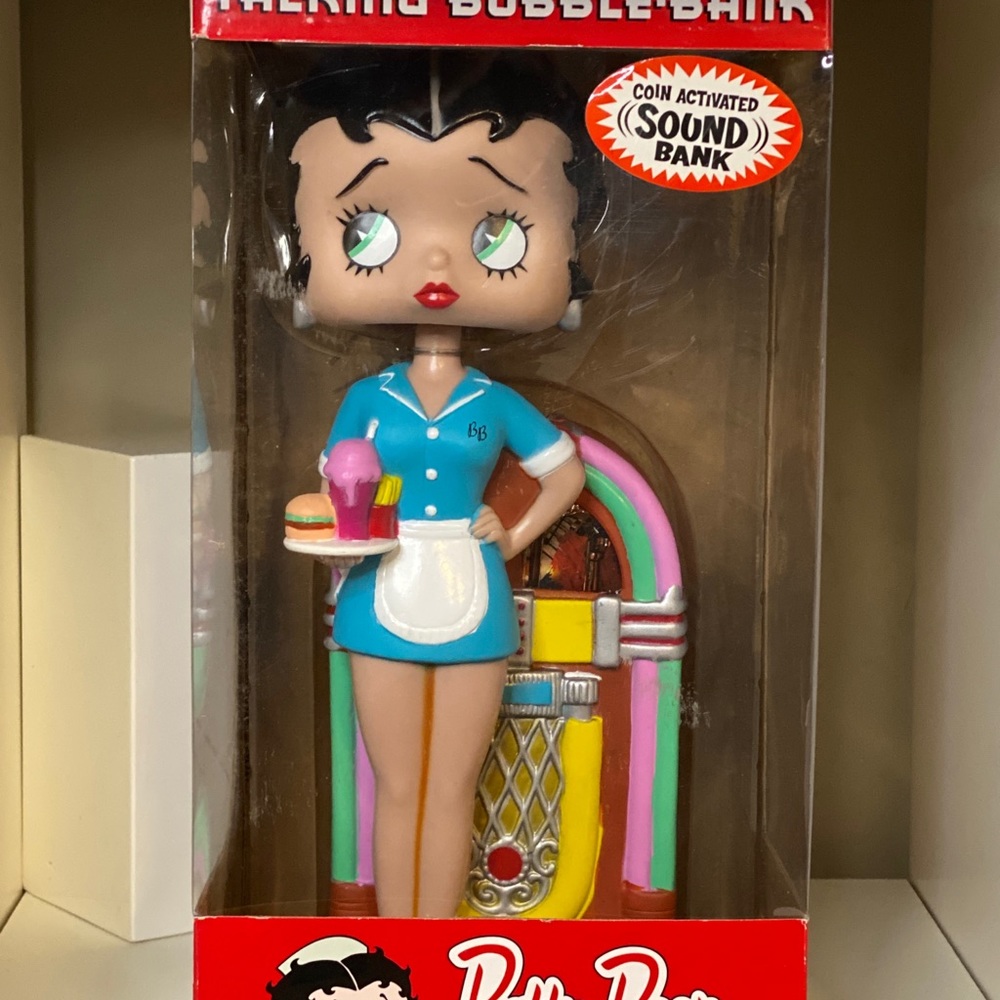 2008 talking Betty Boop Bobble bank